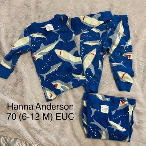 Hanna Anderson 6-12 Months matching PJs